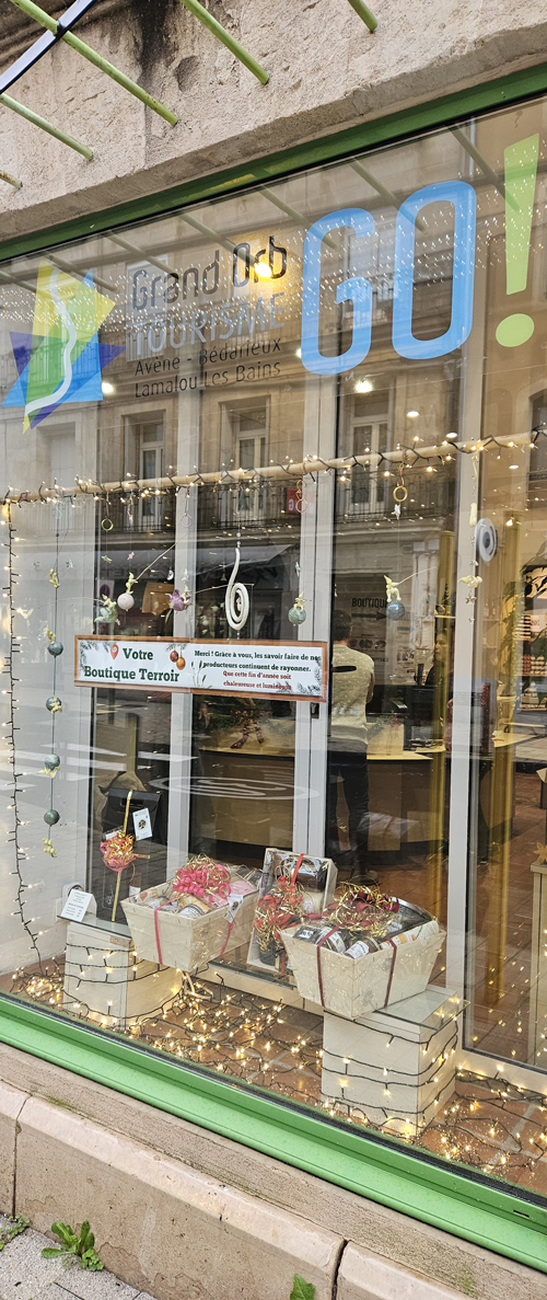 La boutique 100% locale de l’office de tourisme Grand Orb