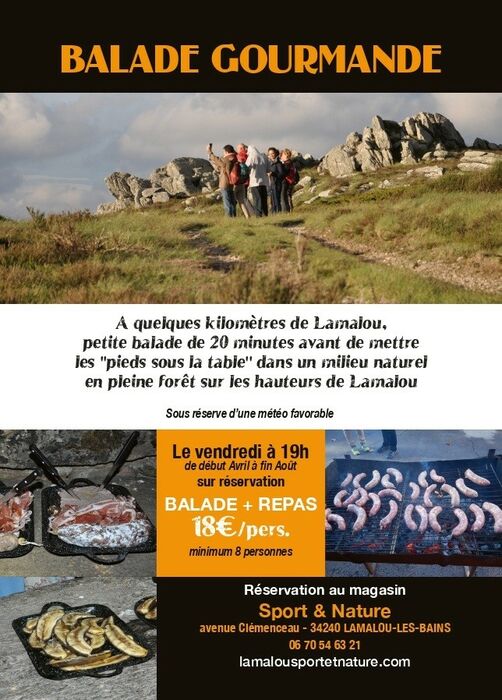 BALADE GOURMANDE SPORT ET NATURE