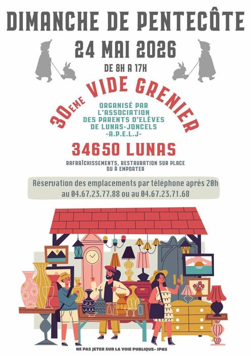 VIDE GRENIER DE PENTECÔTE