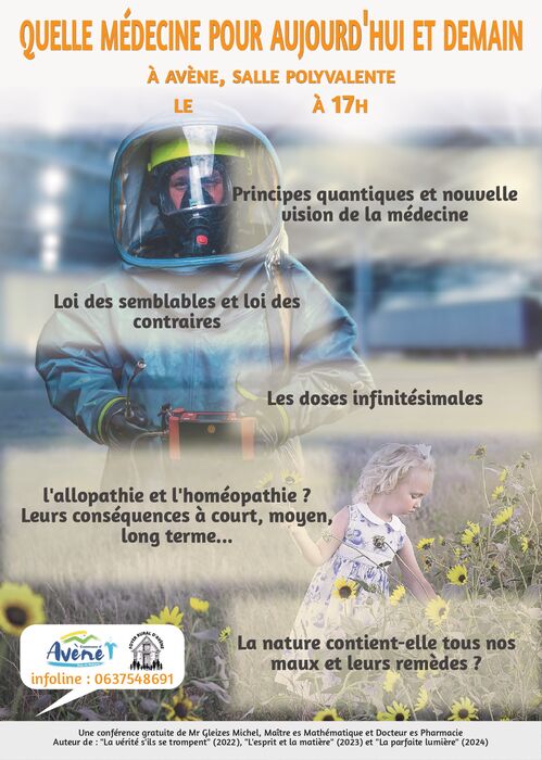 CONFÉRENCE "QUELLE MÉDECINE POUR AUJOURD'HUI ET DEMAIN"