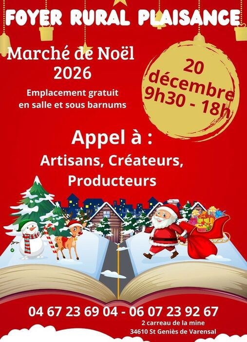 MARCHÉ DE NOËL DU FOYER DE PLAISANCE