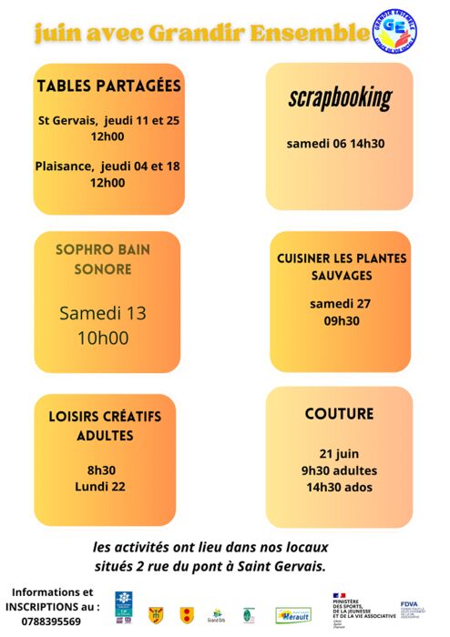 ATELIER COUTURE POUR ADULTES