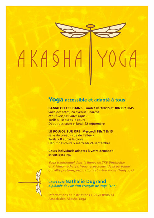 COURS DE YOGA - AKASHA YOGA