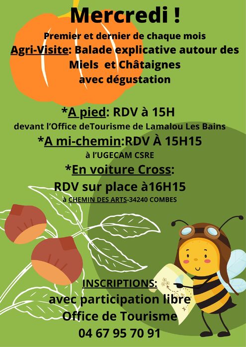 AGRI-VISITE AUTOUR DES MIELS ET CHÂTAIGNES
