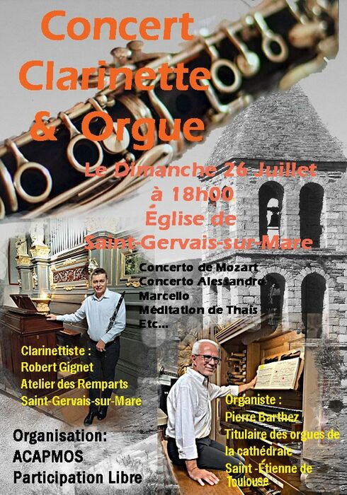 CONCERT ORGUE ET CLARINETTE