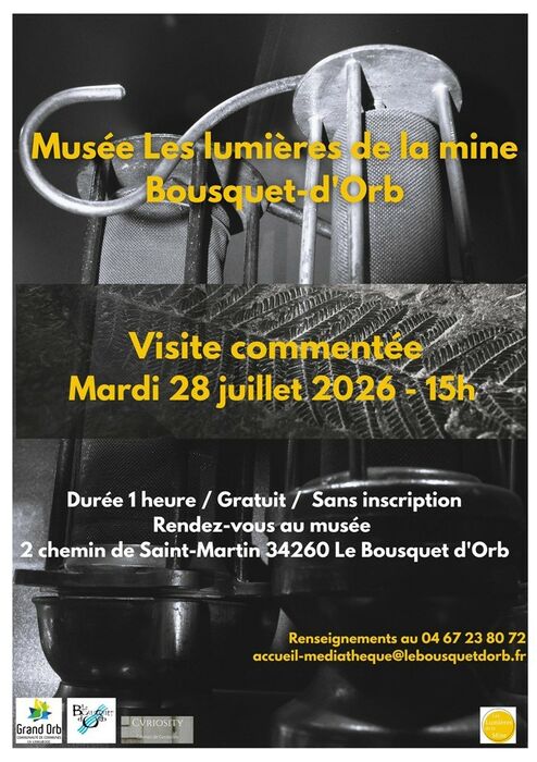 VISITE COMMENTÉE MUSÉE LES LUMIÈRES DE LA MINE