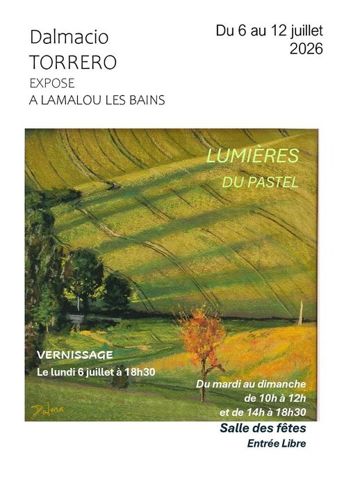 VERNISSAGE DE L'EXPOSITION "LUMIÈRES DE PASTEL"