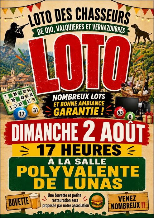 LOTO DES CHASSEURS