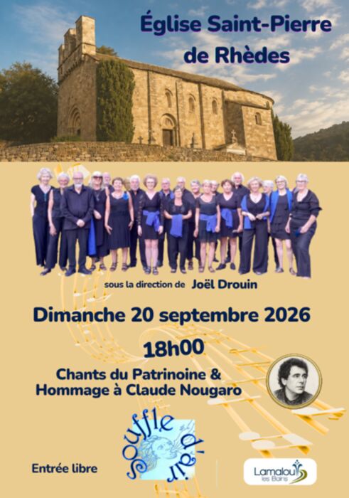 CHANTS DU PATRIMOINE ET HOMMAGE À CLAUDE NOUGARO