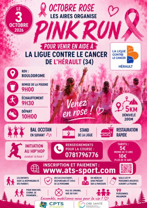 DÉPART DU PINK RUN