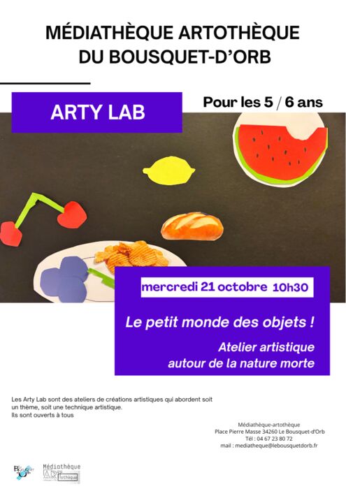 ARTY LAB : LE PETIT MONDE DES OBJETS