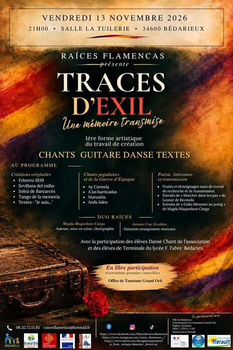 SPECTACLE TRACES D'EXIL
