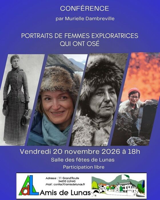 CONFÉRENCE PORTRAITS DE FEMMES EXPLORATRICES
