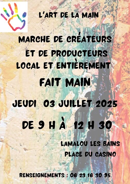 MARCHÉ DE CRÉATEURS ET PRODUCTEURS