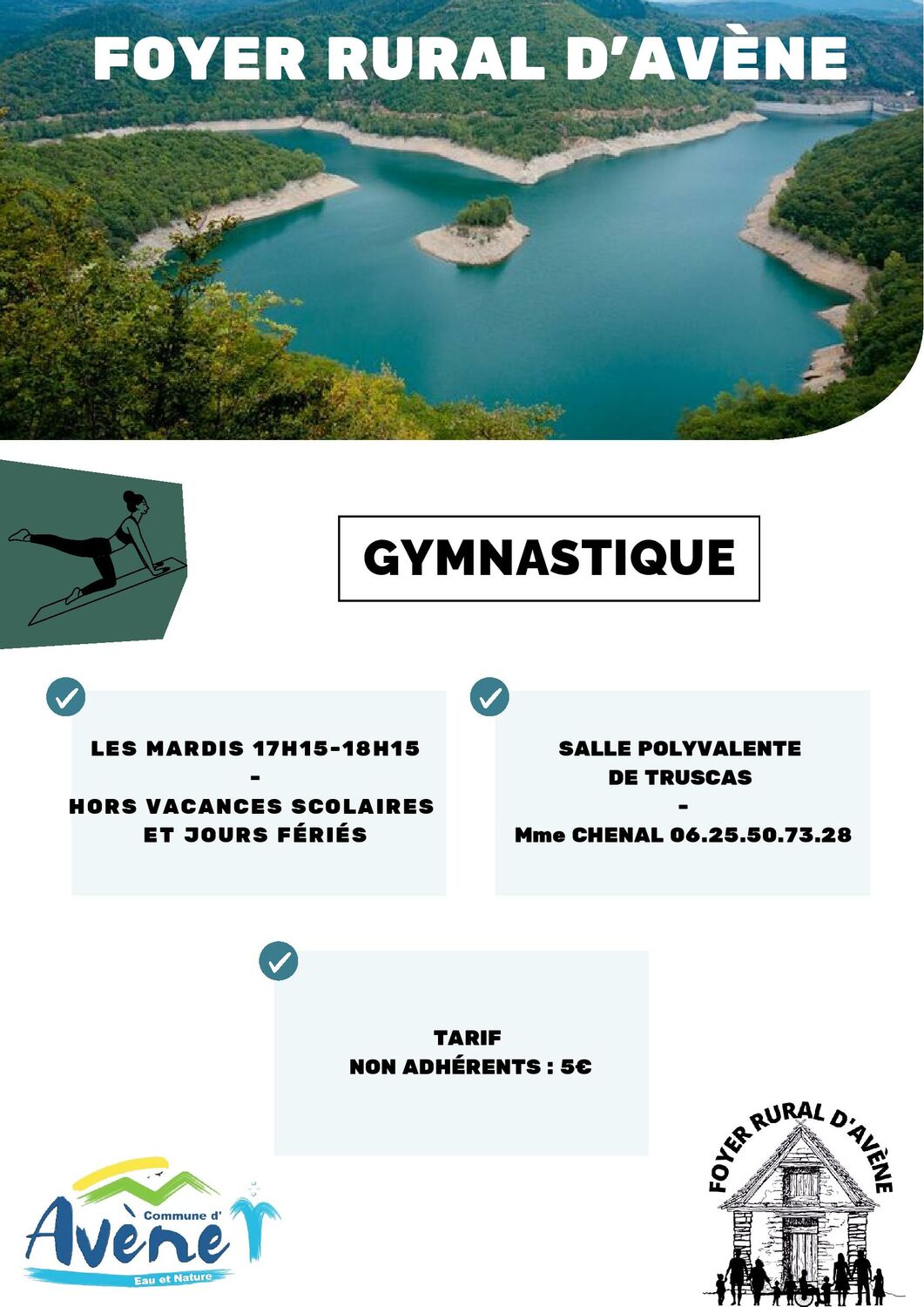 COURS DE GYMNASTIQUE PROPOSÉ PAR LE FOYER RURAL D'AVENE