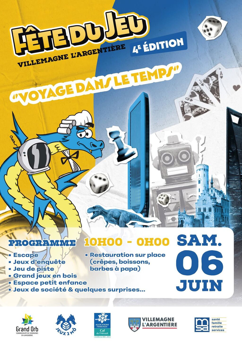 FÊTE DU JEU 4ÈME ÉDITION : VOYAGE DANS LE TEMPS