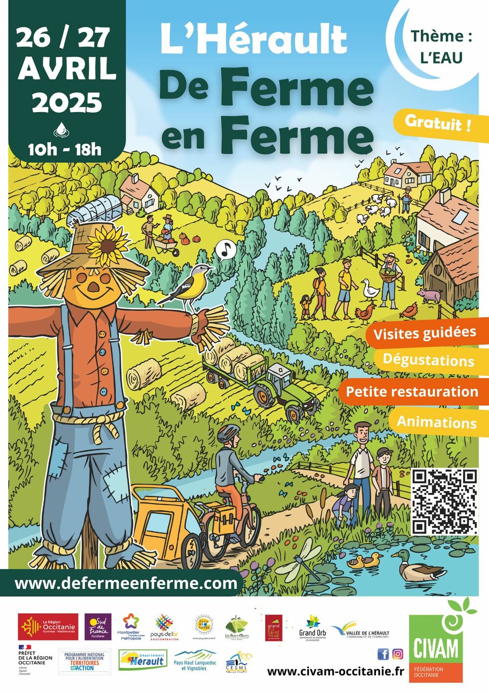 L'HÉRAULT DE FERME EN FERME
