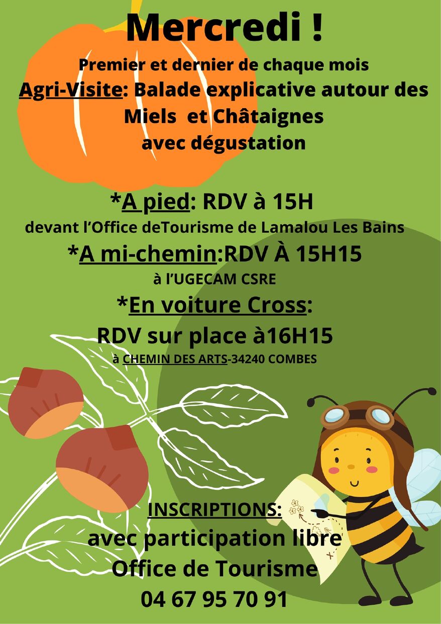 AGRI-VISITE AUTOUR DES MIELS ET CHÂTAIGNES