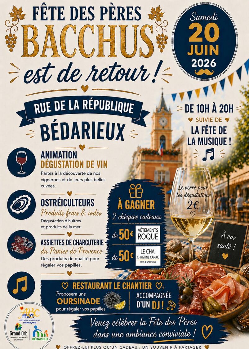 FÊTES DES PÈRES PAR L'ABC DE BÉDARIEUX