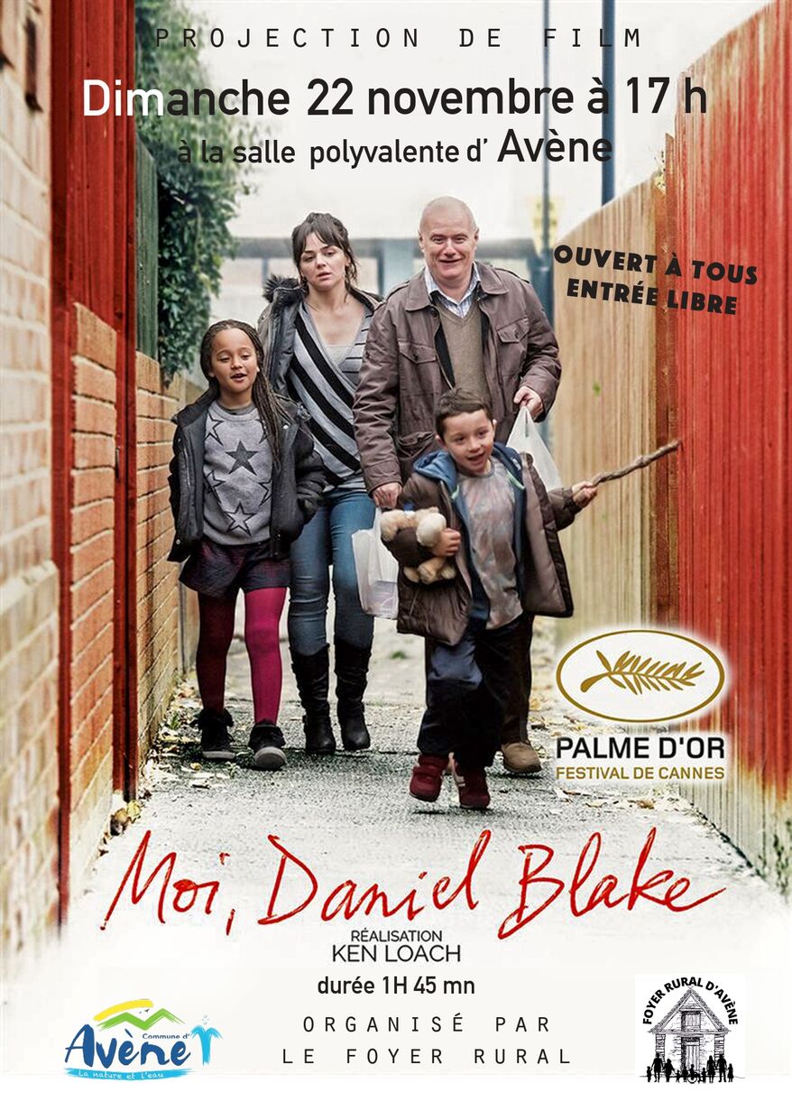 PROJECTION DE FILM " MOI, DANIEL BLAKE "