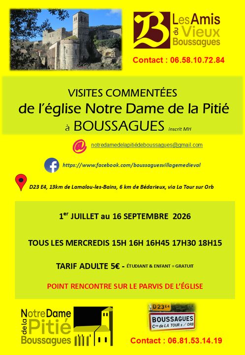 VISITE GUIDÉE DE L'ÉGLISE NOTRE DAME DE LA PITIÉ