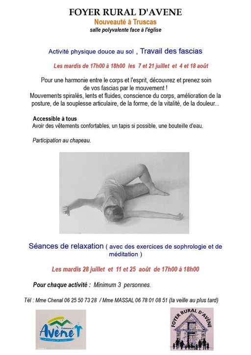 SÉANCE DE RELAXATION, MÉDITATION ET SOPHROLOGIE