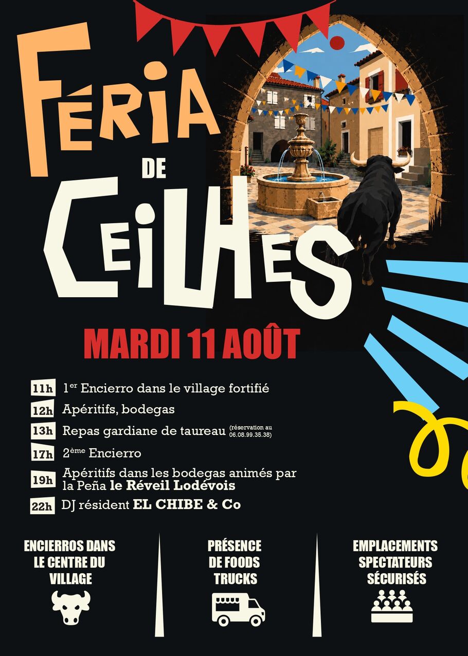 FÉRIA : 2ÈME ENCIERO, BODÉGAS ET PENA "LE RÉVEIL DU LODÉVOIS"