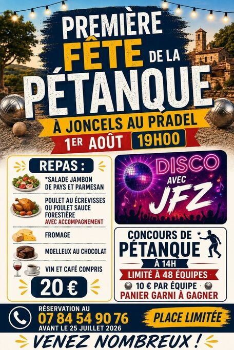 CONCOURS DE PÉTANQUE