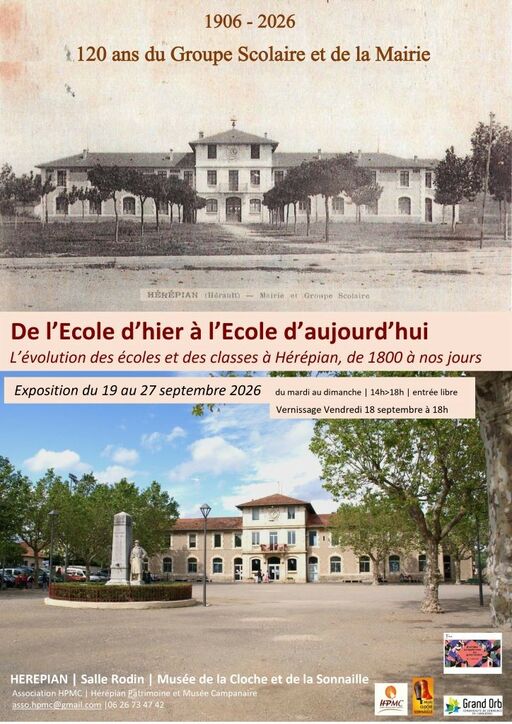 VERNISSAGE DE L'EXPOSITION 120 ANS DU GROUPE SCOLAIRE