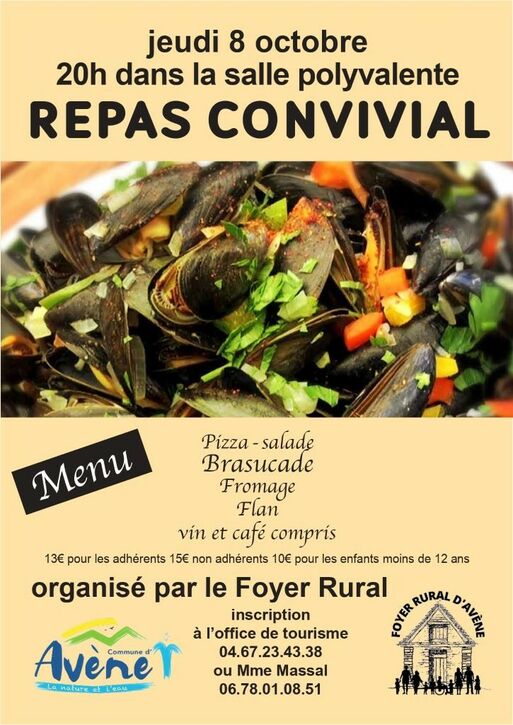 SOIRÉE CONVIVIALE AVEC BRASUCADE DE MOULES
