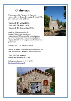 GRAISSESSAC - VISITE COMMENTÉE DU MUSÉE ET DE LA MINE SIMON