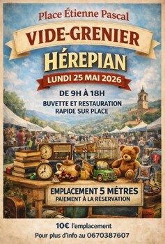 HEREPIAN - VIDE GRENIER DE PENTECÔTE