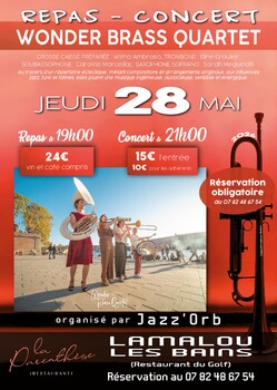 LAMALOU-LES-BAINS - REPAS - JAZZ - CONCERT
