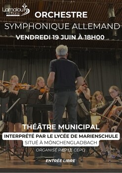 LAMALOU-LES-BAINS - CONCERT  : ORCHESTRE SYMPHONIQUE ALLEMAND