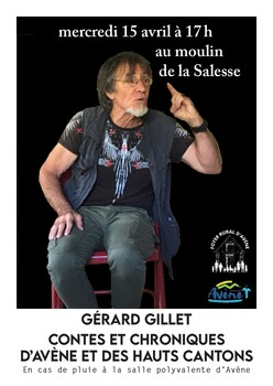 AVENE - CONTES ET LECTURE AVEC GERARD GILLET