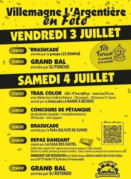 VILLEMAGNE-L'ARGENTIERE - VILLEMAGNE EN FÊTE