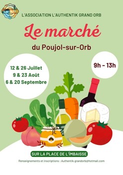LE POUJOL-SUR-ORB - MARCHE TRADITIONNEL PLEIN VENT - POUJOL SUR ORB