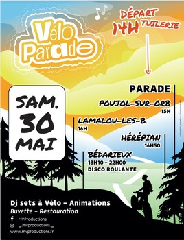 LE POUJOL-SUR-ORB - VELO PARADE SUR LA VOIE VERTE