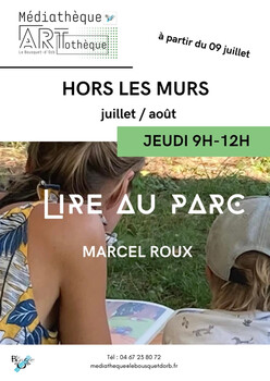 LE BOUSQUET-D'ORB - LIRE AU PARC AU BOUSQUET D'ORB