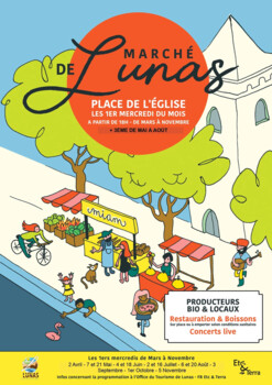 LUNAS-LES-CHATEAUX - MARCHE NOCTURNE TRADITIONNEL