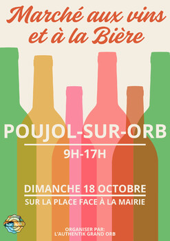 LE POUJOL-SUR-ORB - MARCHE AUX VINS ET À LA BIÈRE