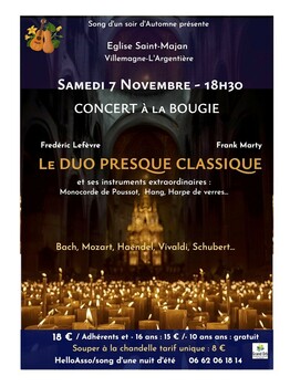 VILLEMAGNE-L'ARGENTIERE - CONCERT À LA BOUGIE