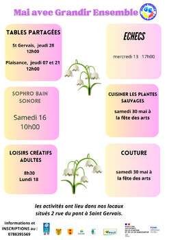 SAINT-GERVAIS-SUR-MARE - ATELIER DE LOISIRS CRÉATIFS ADULTES
