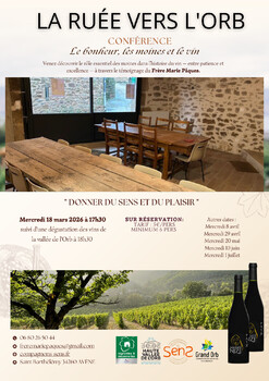 AVENE - CONFERENCE : LA RUÉE VERS L'ORB