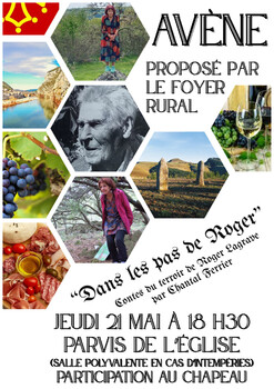 AVENE - CONTES "DANS LES PAS DE ROGER" PAR CHANTAL FERRIER