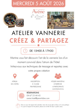 AVENE - ATELIER VANNERIE