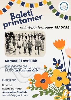 LA TOUR-SUR-ORB - BALETI DE L'ASSOCIATION TRAD'ORB