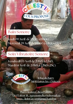 LUNAS-LES-CHATEAUX - BAIN SONORE