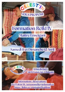 LUNAS-LES-CHATEAUX - FORMATION REIKI NIVEAU 4