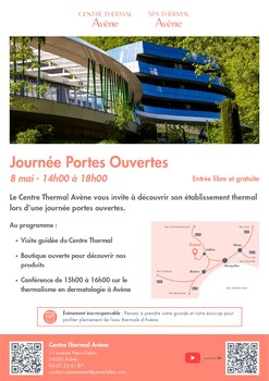 AVENE - JOURNÉE PORTES OUVERTES DE L'ÉTABLISSEMENT THERMAL AVENE